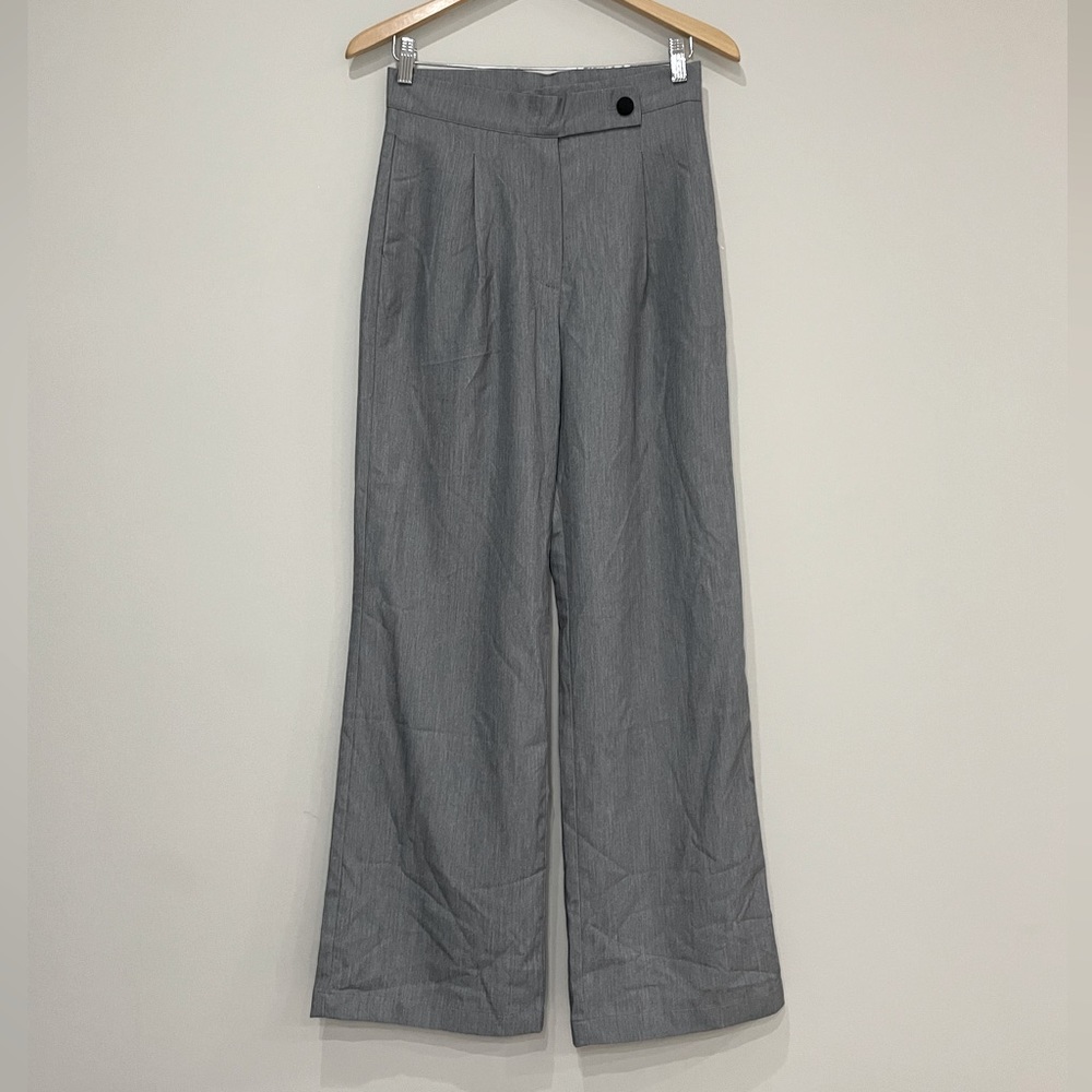 Cider Gray Wide Leg Pants